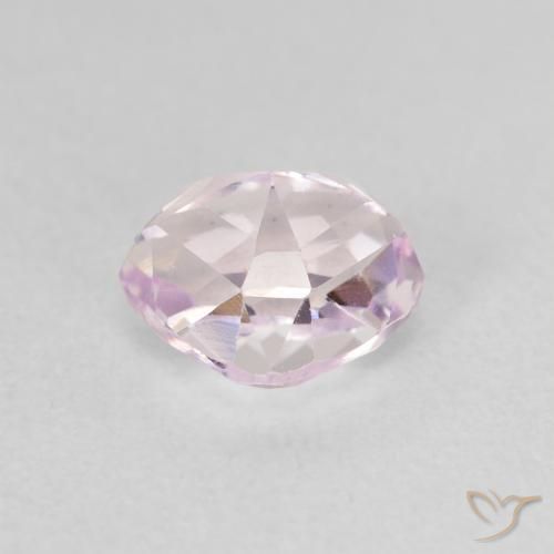 Kunzita Rosa Claro Rosa Natural 1.76ct, Formato de pêra, VVS