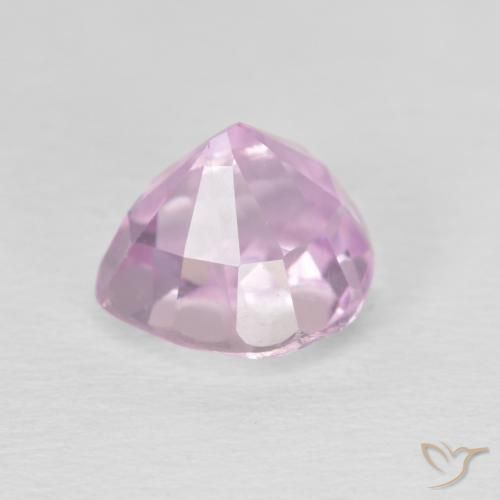 Kunzita Rosa bem claro Natural 3.38ct, Formato de pêra, VS