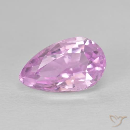 4.50ct Natural Tom Rosa Cereja Kunzita, Formato de pêra, VS