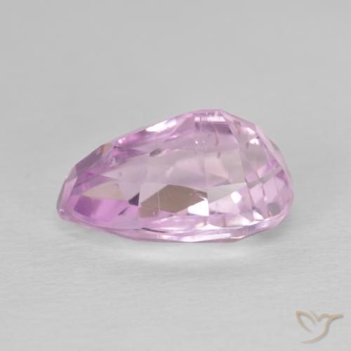 Kunzita Tom Rosa Cereja Natural 4.50ct, Formato de pêra, VS