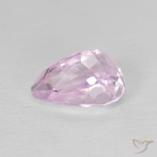 Kunzita Roxo Rosa Natural 2.96ct, Formato de pêra, VS
