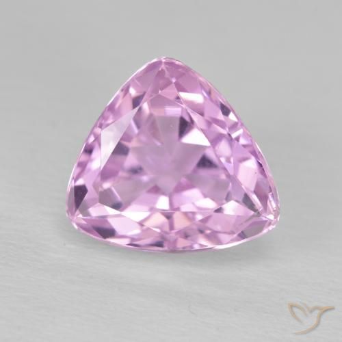 5.02ct Natural Roxo Royal Muito Claro Rosa Kunzita, Trilhão, VS