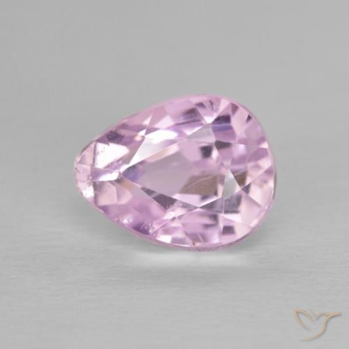 3.21ct Natural rosa médio Kunzita, Formato de pêra, VS