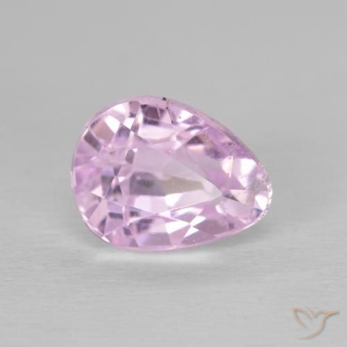 Kunzita rosa médio Natural 3.21ct, Formato de pêra, VS