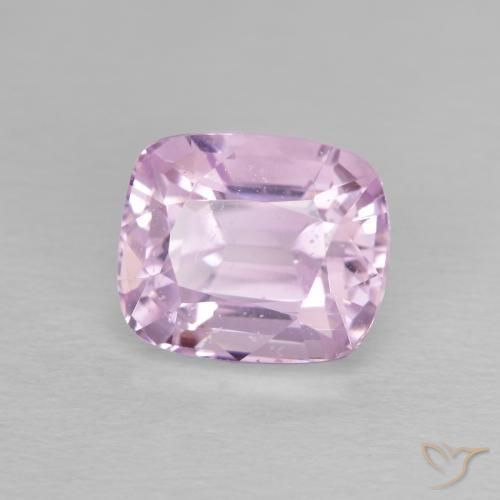Kunzita Roxo Real Claro Rosa Natural 4.80ct, Almofada, VS