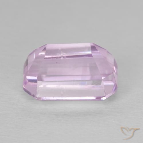 Kunzita Roxo Real Rosa Natural 8.33ct, Corte Octógono / Esmeralda, VS