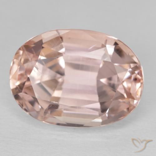 Kunzita rosa médio Natural 14.48ct, oval, VS