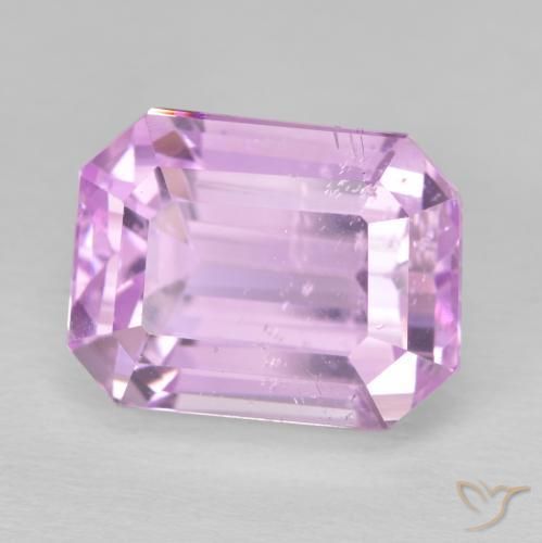 Kunzita rosa médio Natural 13.39ct, Corte Octógono / Esmeralda, VS