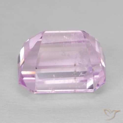 Kunzita rosa médio Natural 13.39ct, Corte Octógono / Esmeralda, VS
