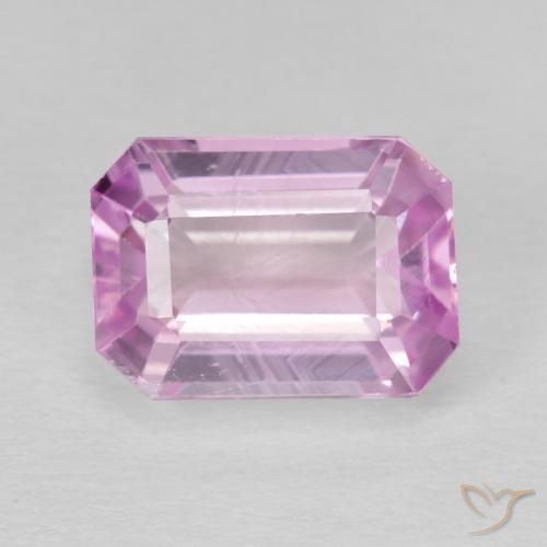7.13ct Natural rosa médio Kunzita, Corte Esmeralda, VS