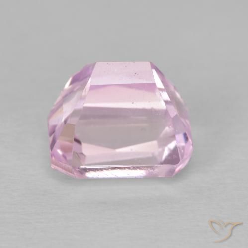 Kunzita Roxo Claro Rosa Natural 3.43ct, Corte Octógono / Esmeralda, VS