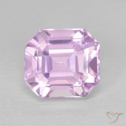 6.53ct Natural rosa médio Kunzita, Corte Esmeralda, VS