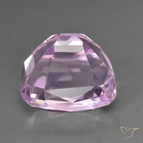 Kunzita Roxo Rosa Natural 13.31ct, Almofada, VVS-VS