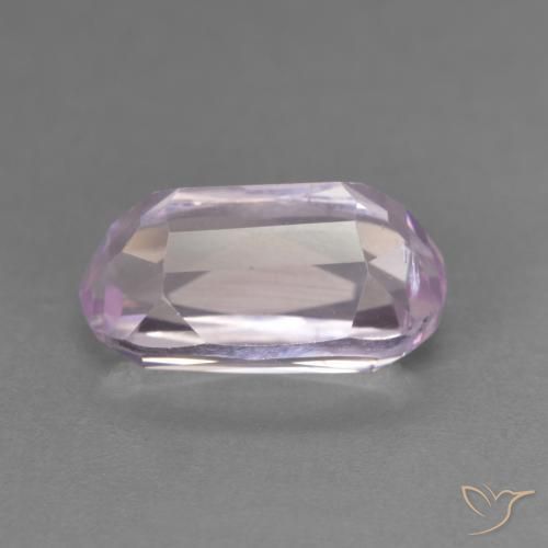 Kunzita Roxo Real Rosa Natural 4.83ct, Almofada, VS