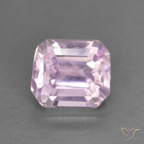 1.63ct Natural Medium Light-Pink Kunzita, Corte Esmeralda, VVS-VS