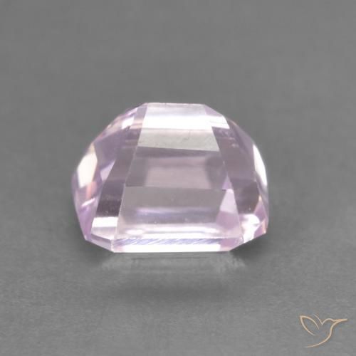 Kunzita Medium Light-Pink Natural 1.63ct, Corte Octógono / Esmeralda, VVS-VS