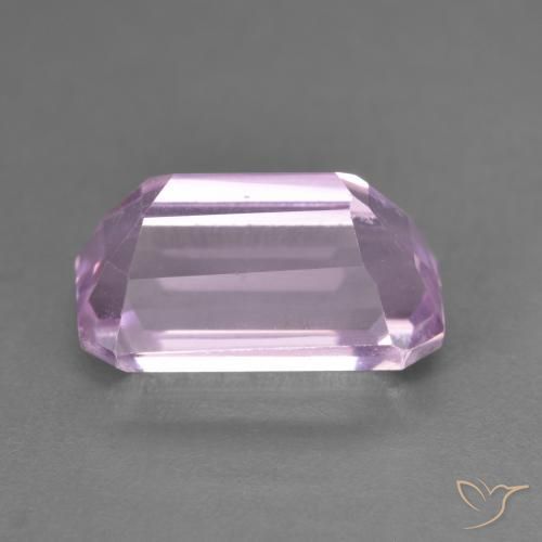 Kunzita rosa médio Natural 6.06ct, Corte Octógono / Esmeralda, VVS-VS