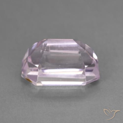 Kunzita Roxo Rosa Natural 4.66ct, Corte Octógono / Esmeralda, VS