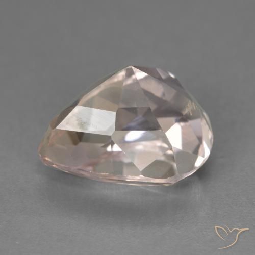Kunzita Rosa Flamingo Natural 8.23ct, Formato de pêra, VVS-VS