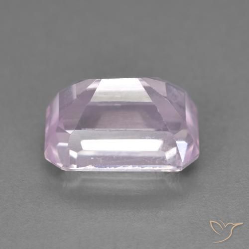 Kunzita Tom Rosa Cereja Natural 5.04ct, Corte Octógono / Esmeralda, VVS-VS