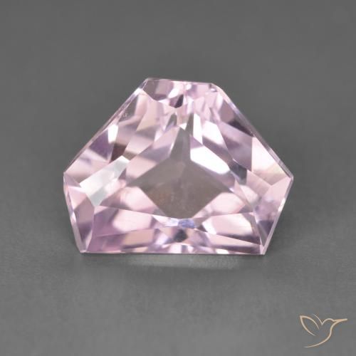 4.96ct Natural Tom Rosa Muito Claro Kunzita, Chique, VVS-VS