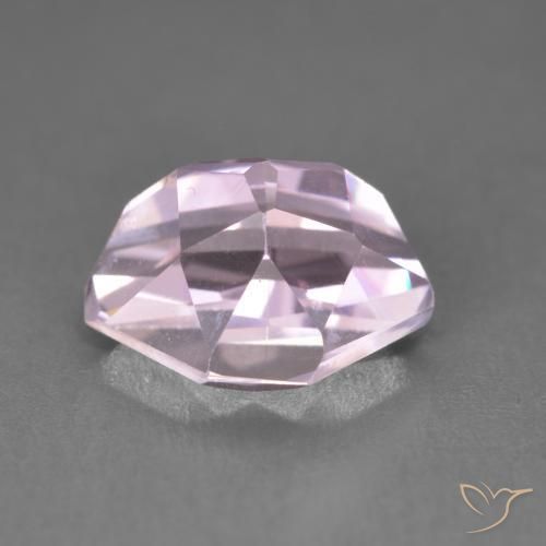 Kunzita Tom Rosa Muito Claro Natural 4.96ct, Chique, VVS-VS