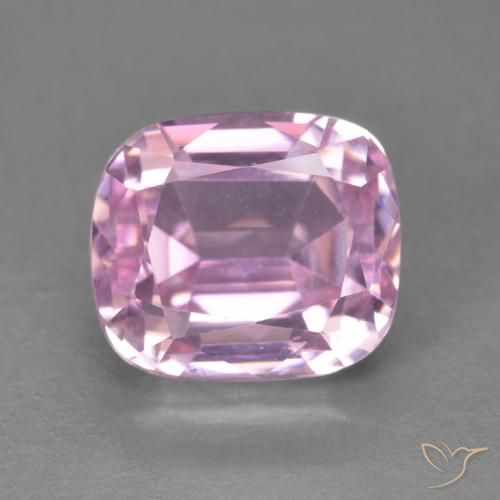 5.03ct Natural Tom Rosa Cereja Kunzita, Almofada, VVS
