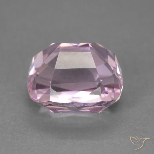 Kunzita Tom Rosa Cereja Natural 5.03ct, Almofada, VVS
