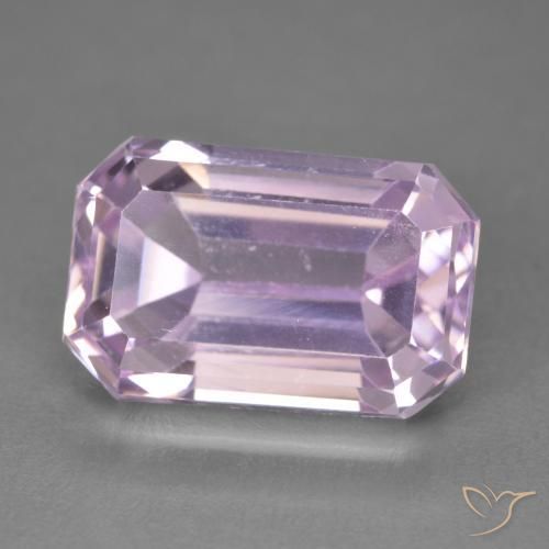 Kunzita rosa cereja Natural 10.68ct, Corte Octógono / Esmeralda, VVS