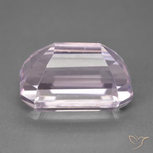 Kunzita rosa cereja Natural 10.68ct, Corte Octógono / Esmeralda, VVS