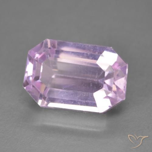 Kunzita Medium Light-Pink Natural 7.61ct, Corte Octógono / Esmeralda, VVS