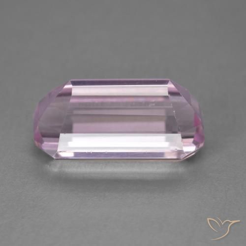 Kunzita rosa médio Natural 6.19ct, Corte Octógono / Esmeralda, VVS