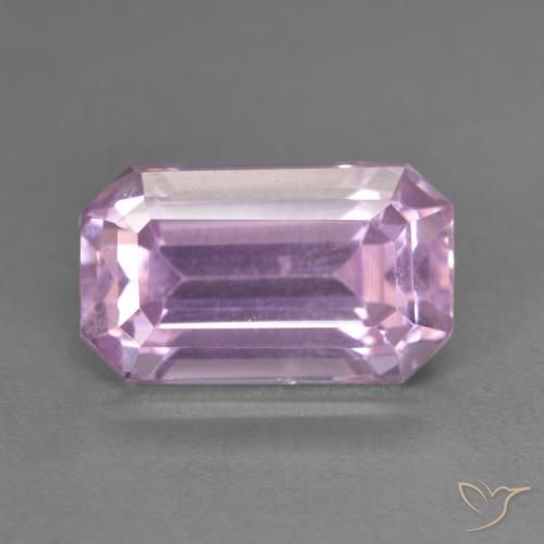 6.54ct Natural rosa médio Kunzita, Corte Esmeralda, VS