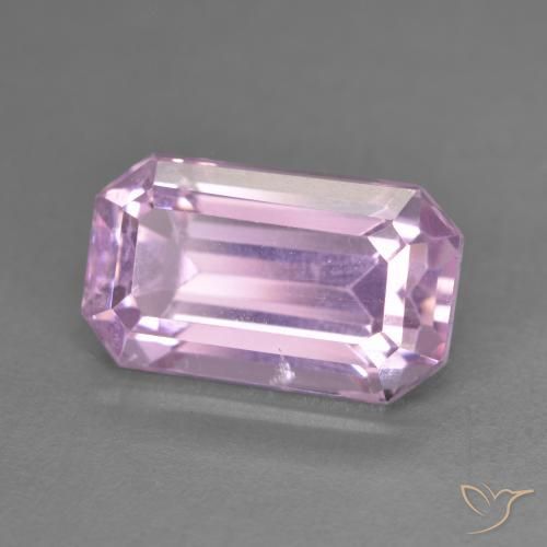 Kunzita rosa médio Natural 6.54ct, Corte Octógono / Esmeralda, VS