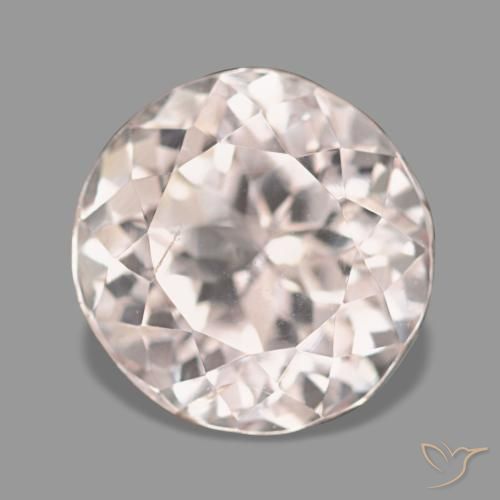 Kunzita rosa natural 4,79ct, corte oval, VS