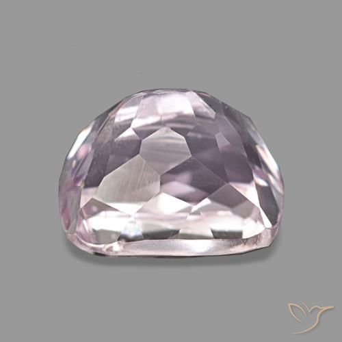 Kunzita rosa natural 3,53ct, almofada cortada, VS