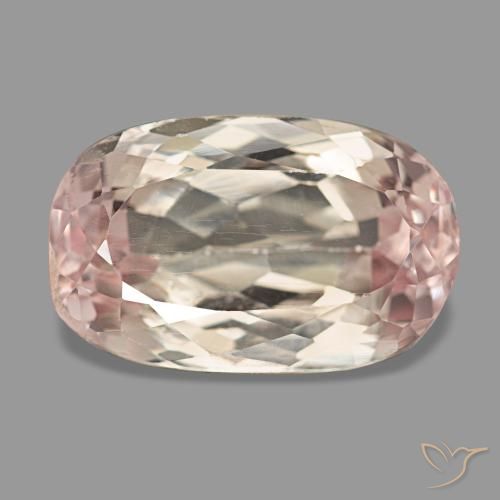Kunzita rosa natural 10,83ct, corte oval, VS