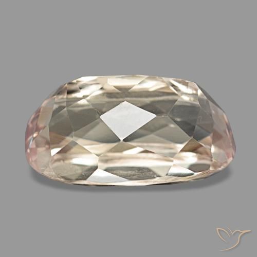 Kunzita rosa natural 10,83ct, corte oval, VS