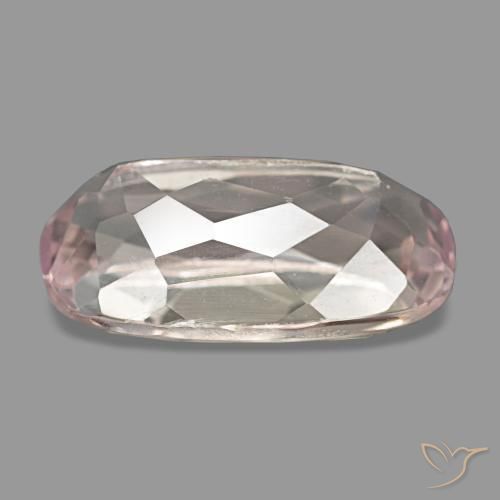 Kunzita rosa natural 4,37ct, corte oval, VS