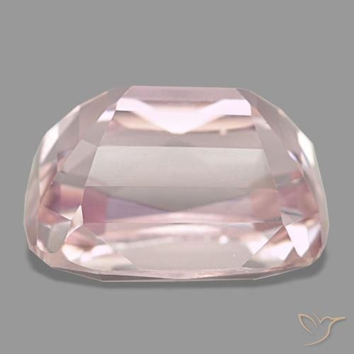 Kunzita rosa natural 10,60ct, almofada cortada, VVS