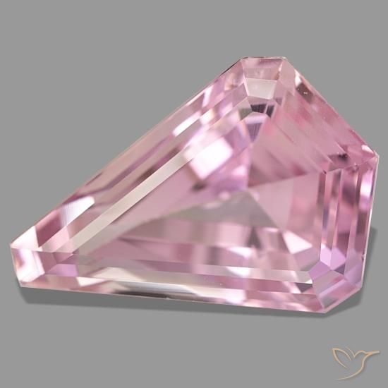 Kunzita rosa natural 31,04ct, forma extravagante, VS