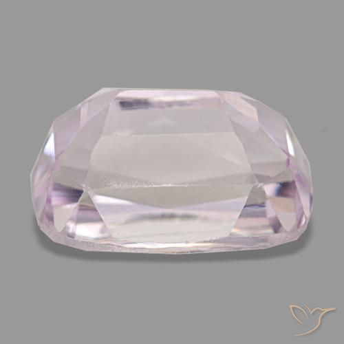 Kunzita rosa natural 4,58ct, almofada cortada, VS