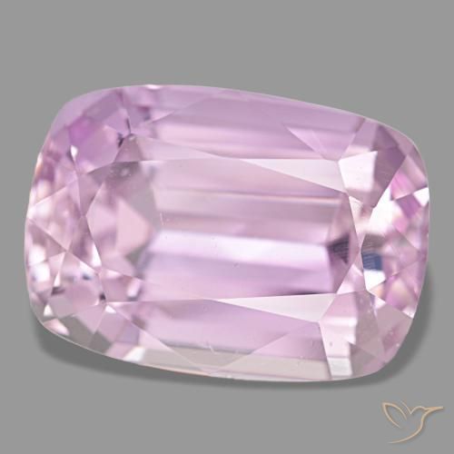 Kunzita rosa natural 22,07ct, almofada cortada, VS