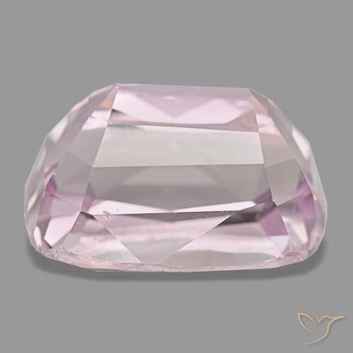 Kunzita rosa natural 22,07ct, almofada cortada, VS