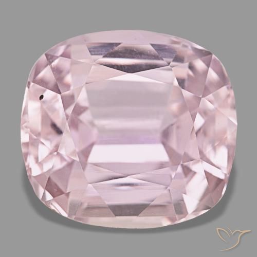 Kunzita rosa natural 27,90ct, almofada cortada, VS