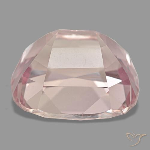 Kunzita rosa natural 27,90ct, almofada cortada, VS