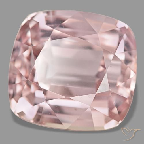 Kunzita rosa natural 60,24ct, almofada cortada, VS
