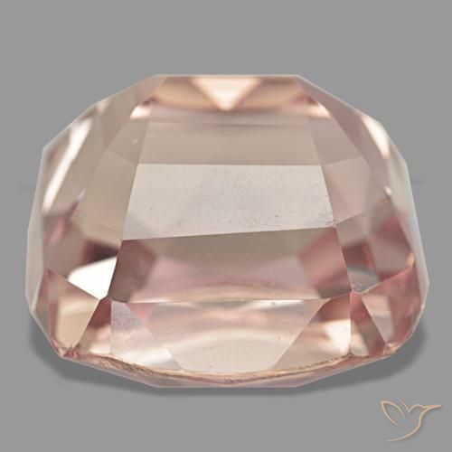 Kunzita rosa natural 60,24ct, almofada cortada, VS
