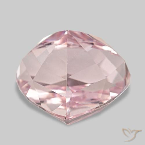Kunzita rosa natural 13,91ct, formato de pêra, VS