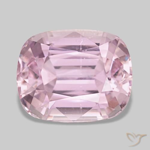 Kunzita rosa natural 19,31ct, almofada cortada, VS